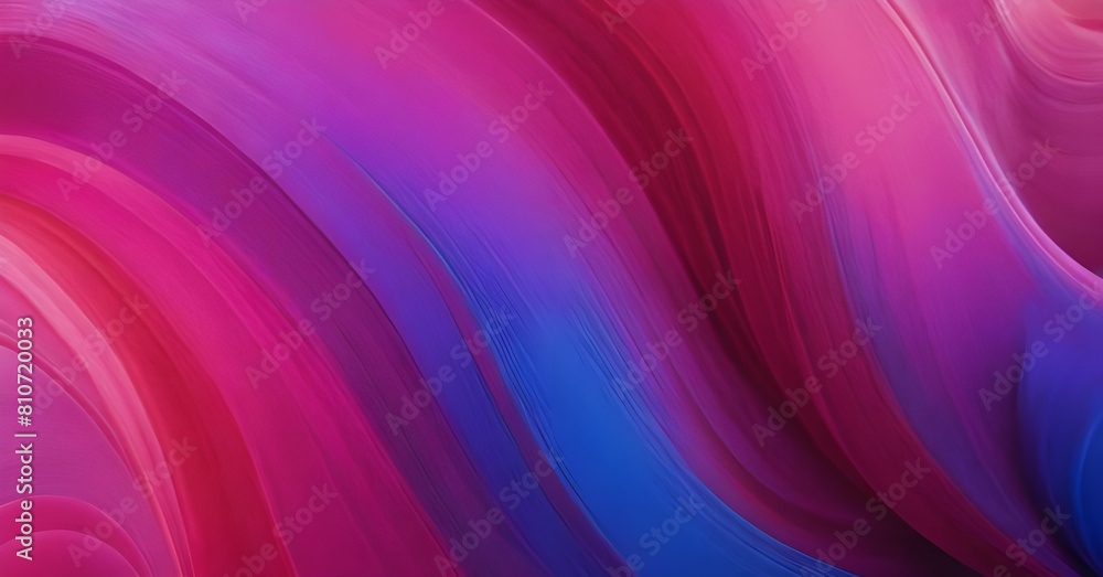 Fototapeta premium Abstract vibrant color flow abstract grainy background pink blue purple red noise texture summer banner header poster design