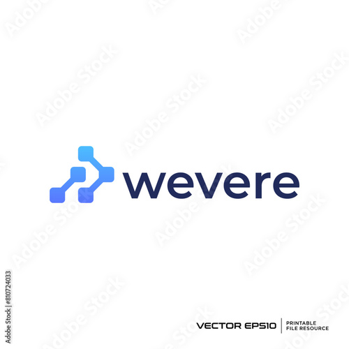 Bio molecule, abstract logo vector design