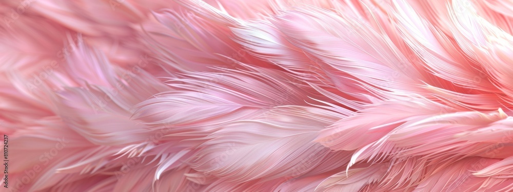 3D wallpaper, pink feathers background in the style of romanticized nature, pastel color palette. 3D wallpaper, pink feathers background in the style of romanticized nature, pastel color palette.