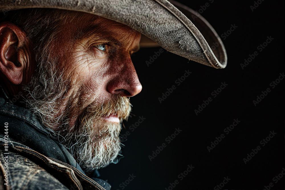 Generative AI picture Portrait of wild west retro movie western city town with cowboys and cowgirls and horses Generative AI picture Portrait of wild west retro movie western city town with cowboys and cowgirls and horses