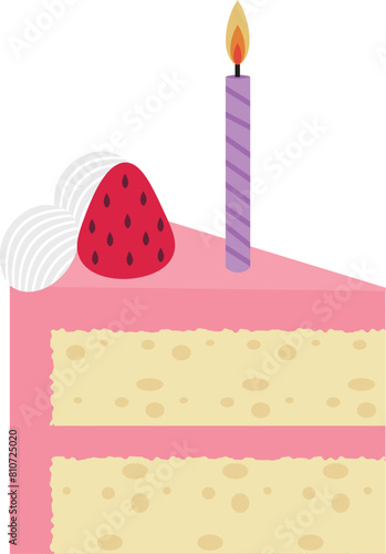 Birthday Party Element. Vector Illustration