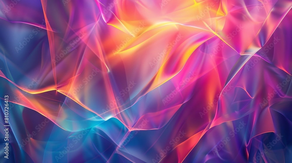 Abstract vibrant wave pattern with flowing multicolor design. Abstract vibrant wave pattern with flowing multicolor design.