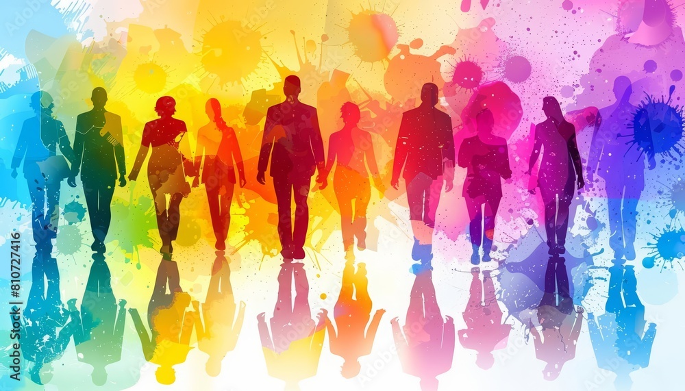 Abstract background of a business leadership retreat in vivid styles, perfect as a colorful advertise banner Abstract background of a business leadership retreat in vivid styles, perfect as a colorful advertise banner