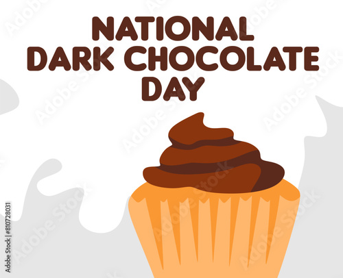 National Dark Chocolate Day with delicious dark chocolate