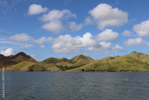 Scenic view of Benliw dam in Anda, Bohol island, Philippines