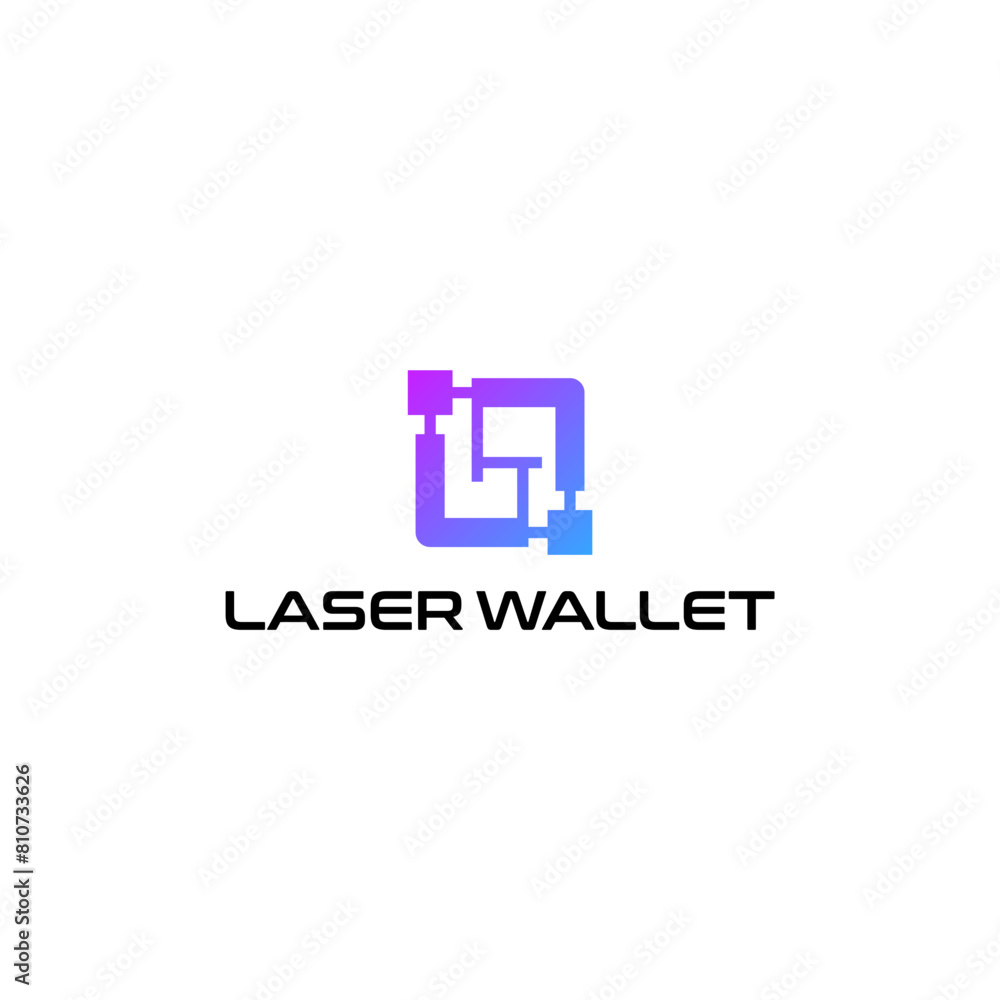 Abstract shapes logo vector design Abstract shapes logo vector design