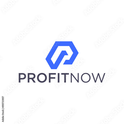 Letter P logo vector design