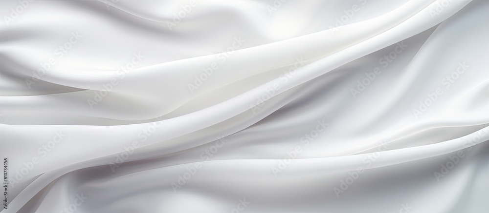 Abstract white cloth background with soft waves ideal for copy space image with bedding sheets Abstract white cloth background with soft waves ideal for copy space image with bedding sheets