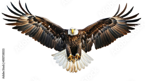 The bald eagle is a bird of prey found in North America. It is the national bird of the United States.