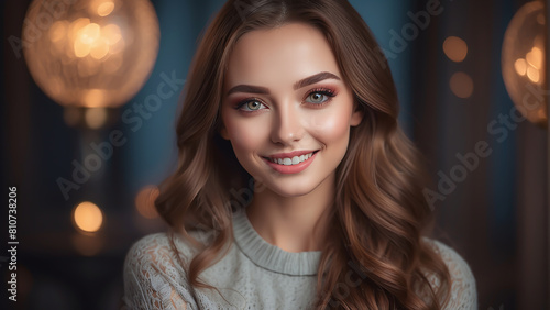 Ethereal Beauty Portrait of a Ukrainian Woman