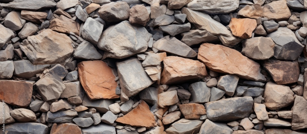 A background of rocks in their natural form featuring a significant space for copy or other content. Creative banner. Copyspace image A background of rocks in their natural form featuring a significant space for copy or other content. Creative banner. Copyspace image