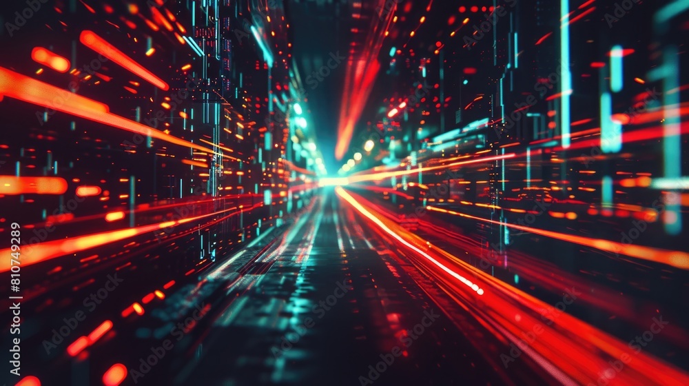 image of colorful light trails with motion blur effect, long time exposure. Isolated on background image of colorful light trails with motion blur effect, long time exposure. Isolated on background