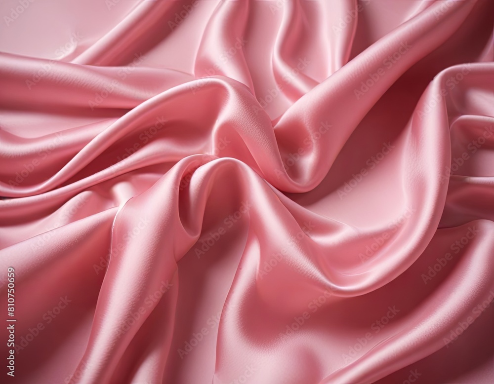 Pink silky satin fabric texture Pink silky satin fabric texture