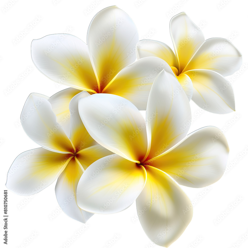 frangipani flower isolated on white frangipani flower isolated on white