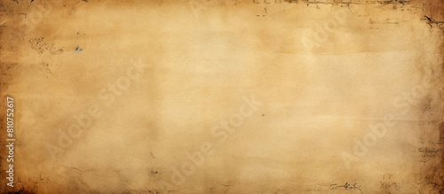 A vintage paper background with a brown empty and aged appearance perfect for adding text or images Copy space image