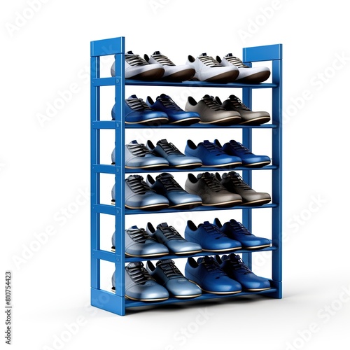 Shoe rack blue