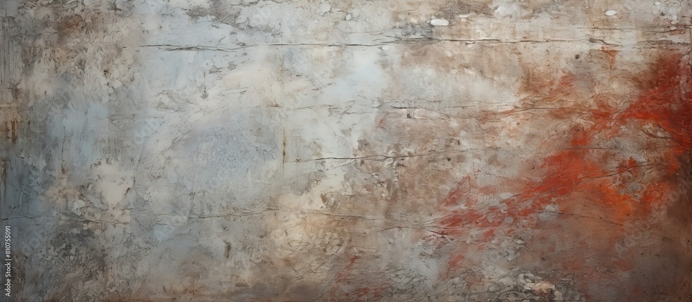 Abstract grunge background with a textured and weathered slate or concrete surface featuring scratches stains and a distressed appearance perfect for copy space image