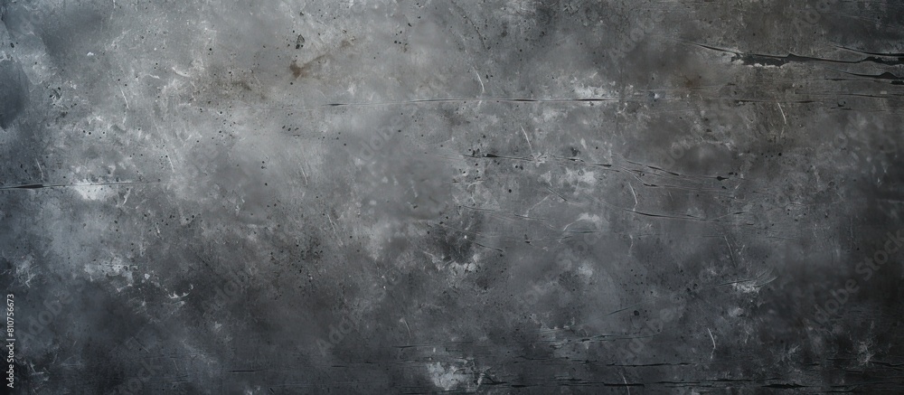 The concept of the image is a distressed scratched chalkboard surface with an abstract grey textured background and space for copying. Creative banner. Copyspace image
