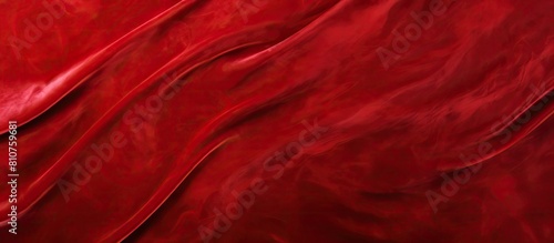 Obraz na płótnie A top view of a red velvet texture with a white background provides a close up perspective for a copy space image w salonie