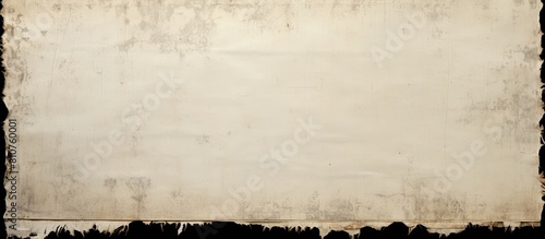 A vintage grunge paper with an abstract design providing ample space for text or copy The image portrays an old weathered paper with a blank surface isolated against a white background