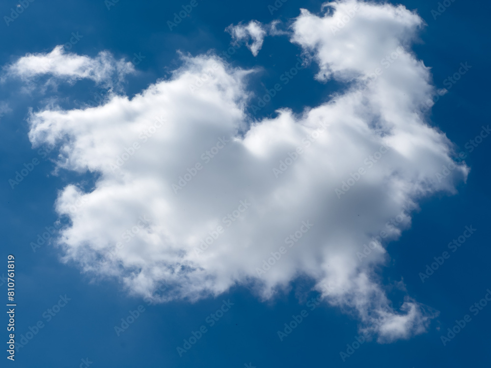 Fototapeta premium blue sky with white clouds