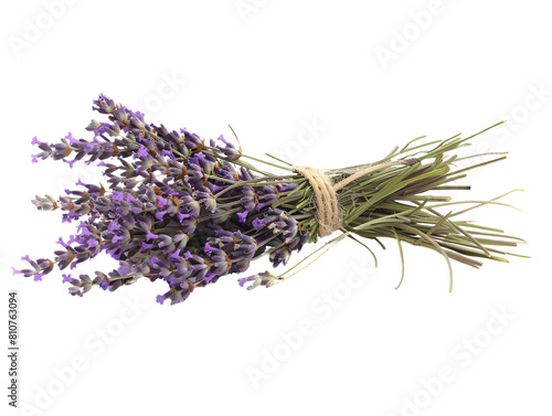 Lavender bouquet, Remove background.