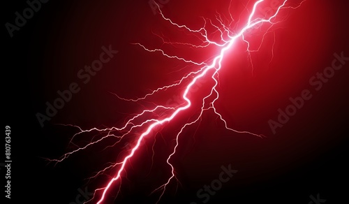 The lightning strike animation, electric discharge, impact place or magical energy flash is a realistic illustration.