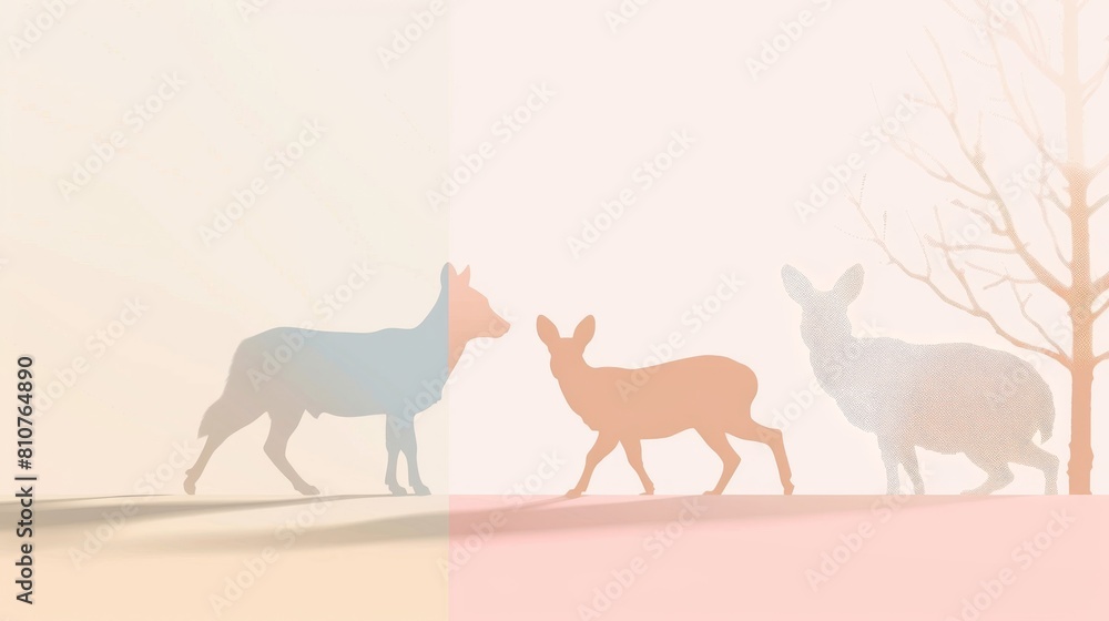 A tiger is walking on a beach with a pinkish color A tiger is walking on a beach with a pinkish color