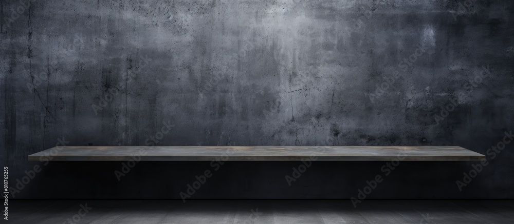 Interior design featuring a black grungy cement wall with a dark texture Ideal for adding text with copy space image Interior design featuring a black grungy cement wall with a dark texture Ideal for adding text with copy space image