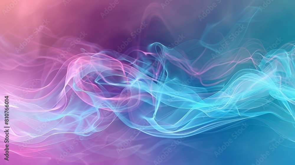 Abstract pink party fog billowing with a blend of blue, teal, and aqua smoke, swirling in isolated graphic layers Abstract pink party fog billowing with a blend of blue, teal, and aqua smoke, swirling in isolated graphic layers
