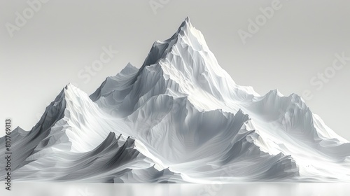 Abstract mountain landscape photo