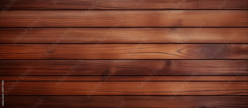 Fototapeta premium A wooden background with brown stripes providing ample copy space