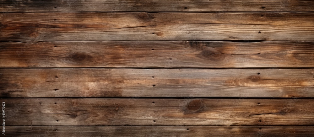 Naklejka premium A vintage wooden board serves as a textured or background copy space image