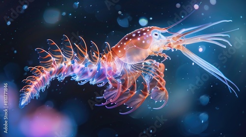 Oceanic Wonders, Stunning Images of Fascinating Sea Creatures. Generative Ai