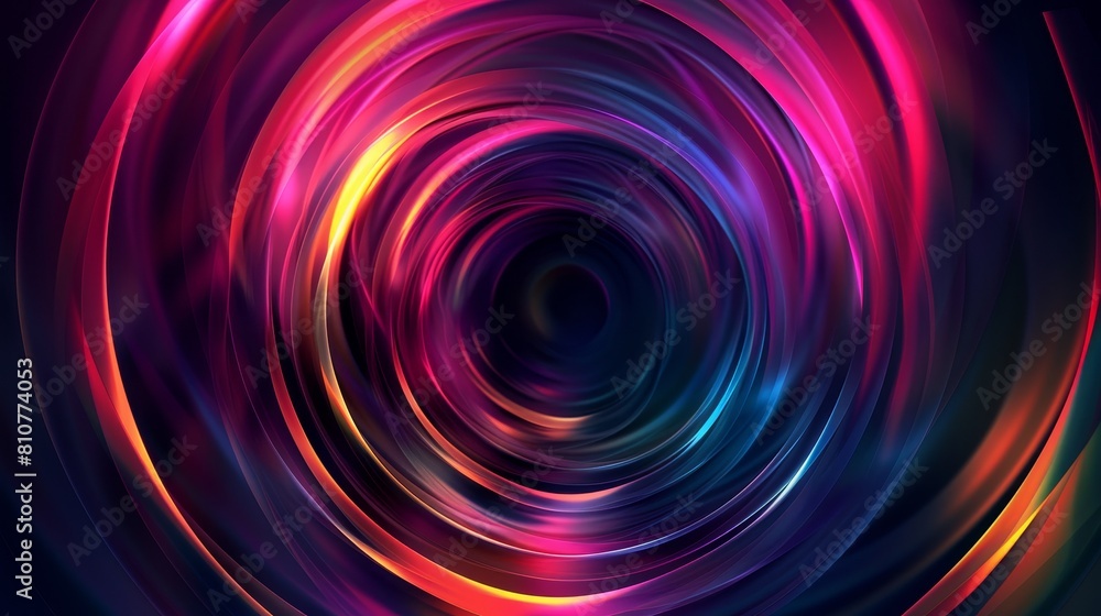 Colourful digital art featuring a dynamic swirling spiral pattern. Colourful digital art featuring a dynamic swirling spiral pattern.