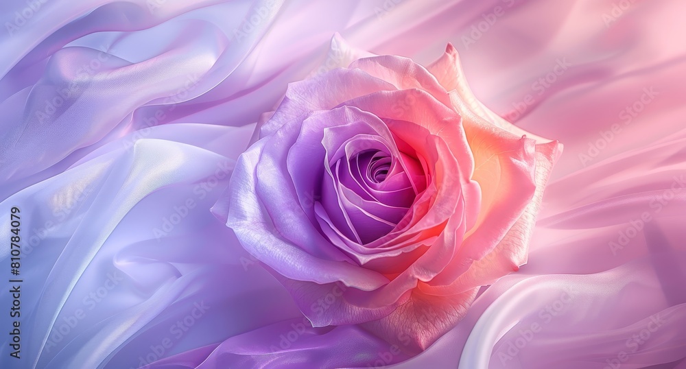 Soft and Vibrant Rose Closeup Soft and Vibrant Rose Closeup