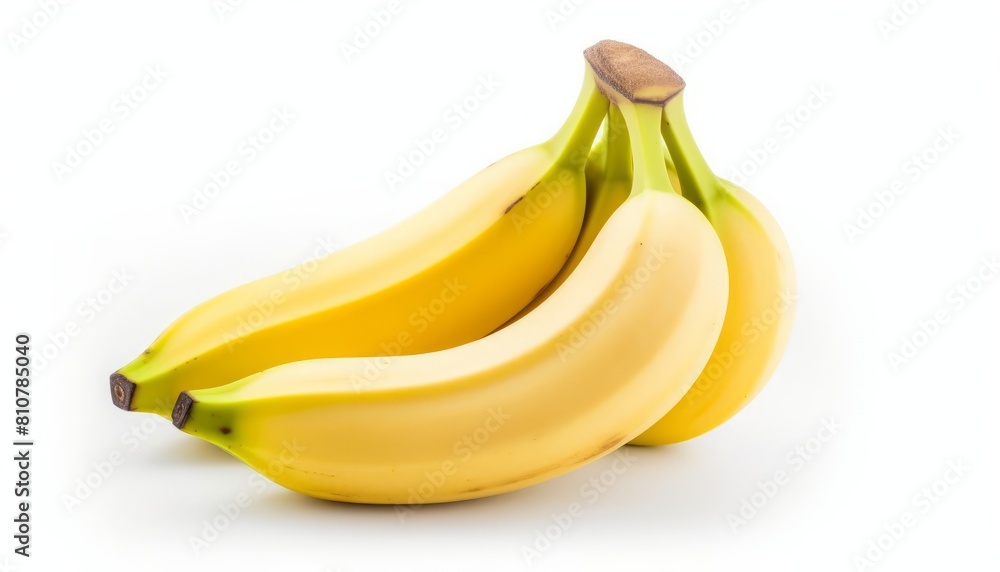 AI generated illustration of a stack of ripe yellow bananas AI generated illustration of a stack of ripe yellow bananas