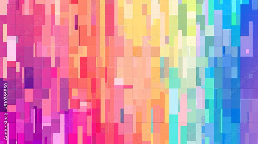 Background with colorful pixelated elements, abstract modern illustration Background with colorful pixelated elements, abstract modern illustration