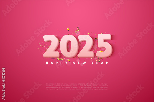 happy new year 2025 background. © BerkahArt