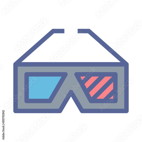 3D Glasses Icon