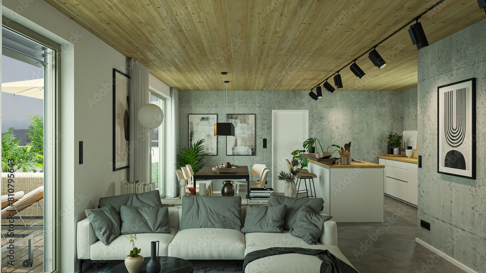 24 Industrial Decor Ideas for a Modern Look | Robern - Urban Industrial Loft Penthouse Apartments With Luxury Finishes