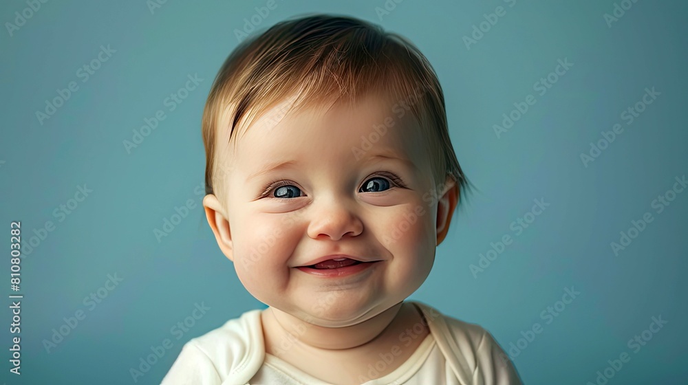 portrait of a smile baby clean background portrait of a smile baby clean background