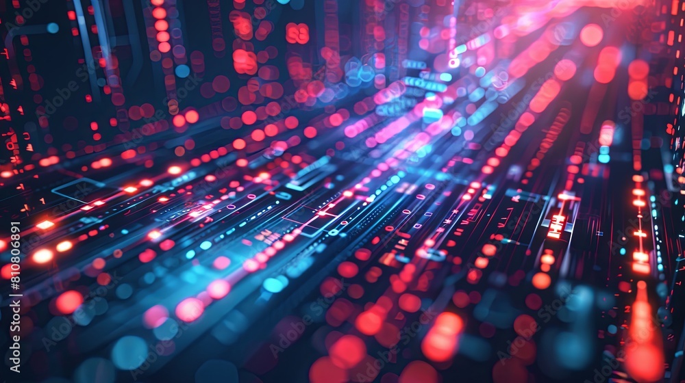 3D rendering of abstract technology concept