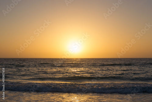 Sonnenuntergang in Florida am Strand  Beach in St. Petersburg Florida USA