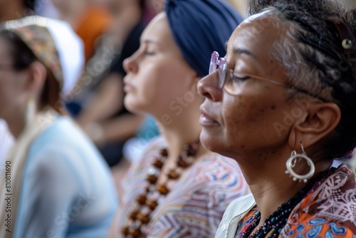 group of religious citizens gathered in celebration of Freedom Day. © Jorge Ferreiro