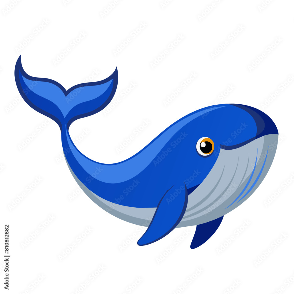 Blue whale icon. Cartoon illustration of blue whale vector icon for web Blue whale icon. Cartoon illustration of blue whale vector icon for web