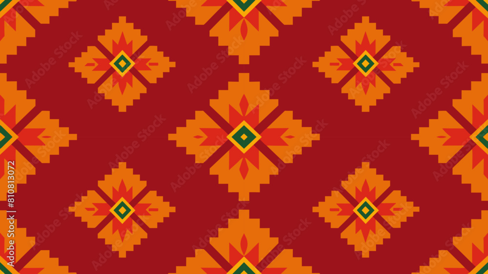Ethnic boho seamless pattern. Tribal pattern. Folk motif. Textile rapport. Ethnic boho seamless pattern. Tribal pattern. Folk motif. Textile rapport.