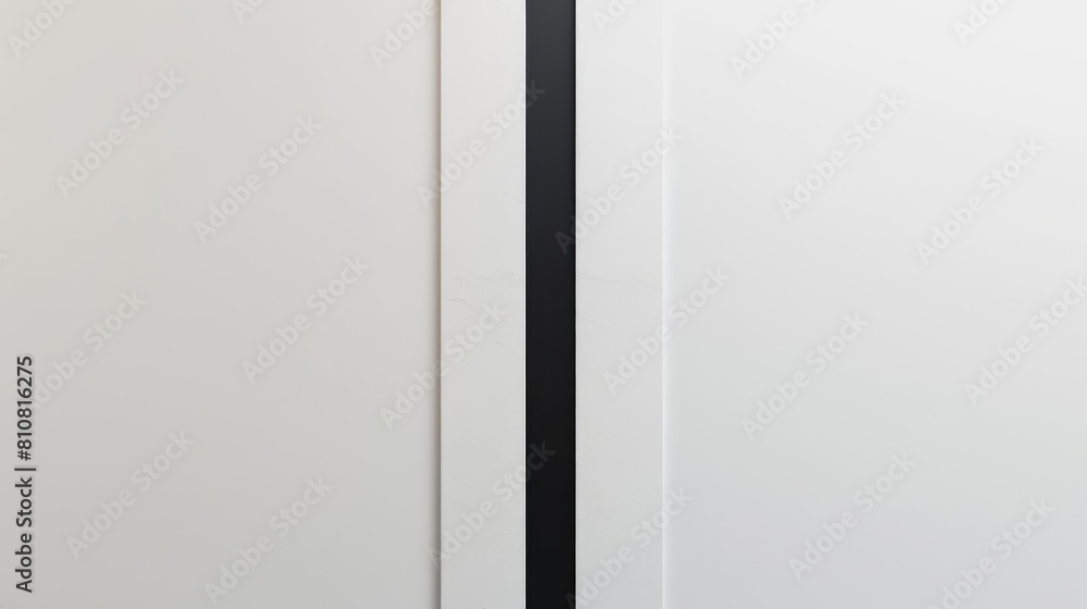 Thin black line on a white canvas Thin black line on a white canvas