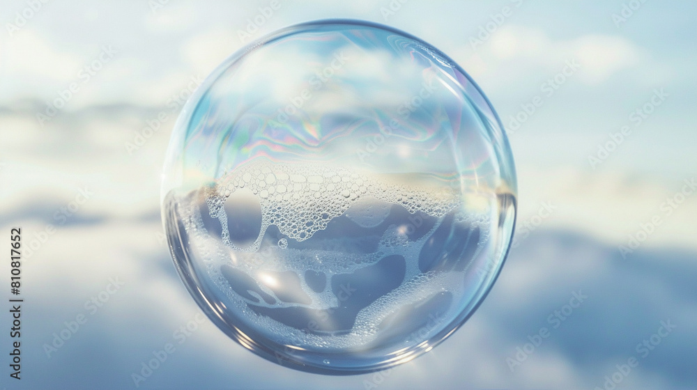 Reflections of an alternate reality glimpsed within the delicate surface of a soap bubble, suggesting the porous boundaries between our world and the 5th dimension, super realistic Reflections of an alternate reality glimpsed within the delicate surface of a soap bubble, suggesting the porous boundaries between our world and the 5th dimension, super realistic