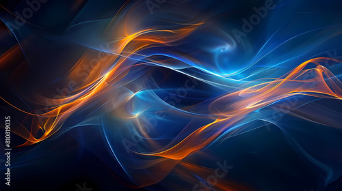 abstract light in dark space with a red, green, and blue color scheme